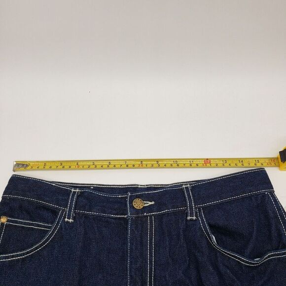 Vintage Gitano Jeans Womens 16 Blue Basic Denim Missy Short High Rise 80s 90s - Picture 11 of 15